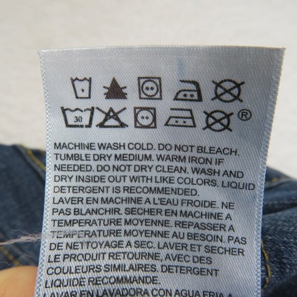 Levis Blue Jeans Womens Size 14 Signature Mid Rise Skinny Dark Wash Denim - Picture 8 of 12